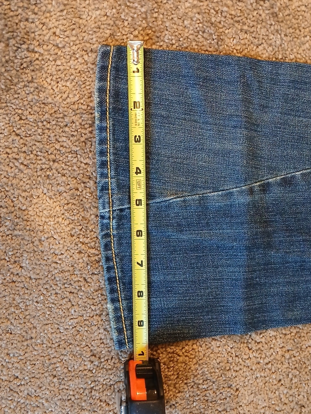 True Religion Ladie's Joey Big T "Dusty Road" Flare Leg Jeans Size:6 - Picture 13 of 16